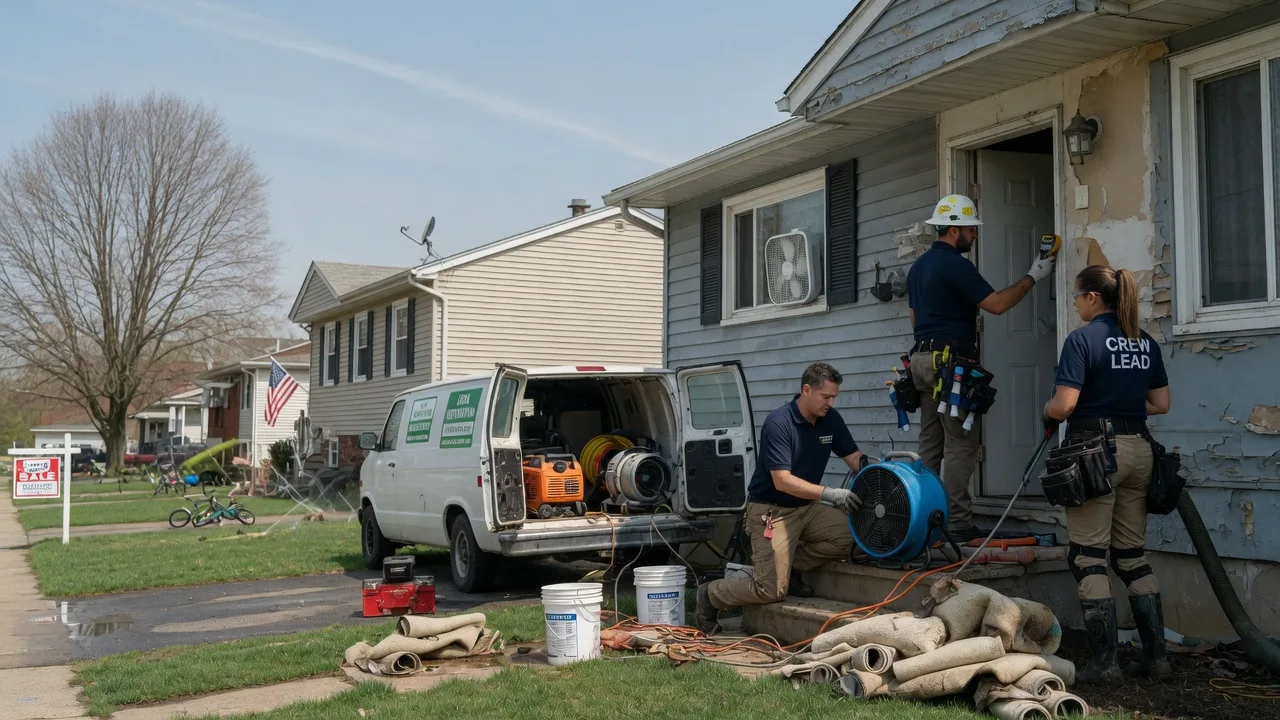 Flood Cleanup in Gibbstown, NJ near me